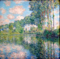 Poplars on River Epte painting by Claude Monet at National Gallery of Scotland. Edinburgh, Scotland.