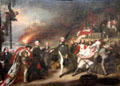 Surrender of Dutch Admiral De Winter to Admiral Lord Duncan on Oct. 11, 1797 painting by John Singleton Copley at National Gallery of Scotland. Edinburgh, Scotland.