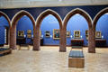 Gallery architecture at National Portrait Gallery of Scotland. Edinburgh, Scotland