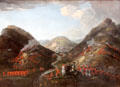 Battle of Glen Shiel June 10, 1719 painting.