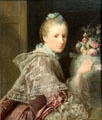 Margaret Lindsay of Evelick, 2nd Mrs. Allan Ramsay portrait by Allan Ramsay at National Portrait Gallery of Scotland. Edinburgh, Scotland