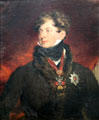 George IV portrait by Sir Thomas Lawrence at National Portrait Gallery of Scotland. Edinburgh, Scotland.