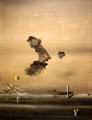 Outside painting by Yves Tanguy at Scottish National Gallery of Modern Art Dean Gallery. Edinburgh, Scotland.