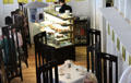 Recreated Willow Tea Rooms after Charles Rennie Mackintosh. Glasgow, Scotland.