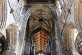 Ceiling in Glasgow Cathedral. Glasgow, Scotland.