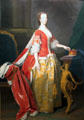 Lady Anne Campbell, Countess of Strafford painting by Allan Ramsay at Hunterian Art Gallery. Glasgow, Scotland.
