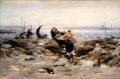 Fisher's Landing painting by Sir William McTaggart of Duddingston at Hunterian Art Gallery. Glasgow, Scotland.