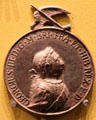 British Colonial American Indian Peace Badge at Hunterian Art Gallery. Glasgow, Scotland.