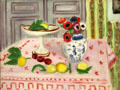 Pink Tablecloth painting by Henri Matisse at Kelvingrove Art Gallery. Glasgow, Scotland.