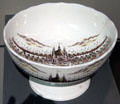 Souvenir punchbowl from International Exhibition of Science, Art & Industry, Glasgow at Kelvingrove Art Gallery. Glasgow, Scotland