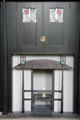 Entrance hall fireplace at House for an Art Lover. Glasgow, Scotland.