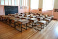 Fifties & Sixties classroom at Scotland Street School Museum. Glasgow, Scotland.