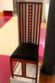 High-back chair by Charles Rennie Mackintosh at The Lighthouse. Glasgow, Scotland.