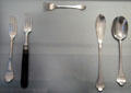 Cutlery for Miss Cranston's tea rooms by Charles Rennie Mackintosh at The Lighthouse. Glasgow, Scotland.