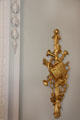 Baroque-style instrumental decoration at Pollok House. Glasgow, Scotland.