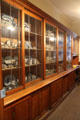 China closet in housekeeping area at Pollok House. Glasgow, Scotland.