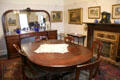 Dining room of Reid farmhouse at National Museum of Rural Life. Kittochside, Scotland.