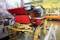 Station bus at Riverside Museum. Glasgow, Scotland.