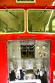 Front end of Leyland Firemaster with connections to work in narrow streets at Riverside Museum. Glasgow, Scotland.