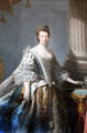 Queen Charlotte in Her Coronation Robes portrait by Allan Ramsay at Culzean Castle. Maybole, Scotland.