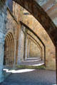 Buttresses of Dunfermline Abbey. Dunfermline, Scotland.