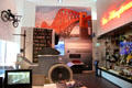 Array of local mementos at Dunfermline Carnegie Library Museum. Dunfermline, Scotland.