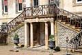 Entrance staircase at Newhailes. Musselburgh, Scotland.