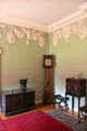 Vestibule with plasterwork by Thomas Clayton at Newhailes. Musselburgh, Scotland.