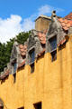 Gables dated at Culross Palace. Culross, Scotland.