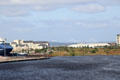 New development around Leith harbor. Edinburgh, Scotland.