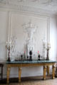 Adamesque sculpted wall panel over sideboard at Manderston House. Duns, Scotland.