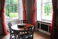 Ante room round dining table at Manderston House. Duns, Scotland.