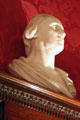 Bust of George Washington in library at Manderston House. Duns, Scotland.