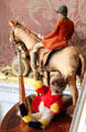 Fox hunting cultural objects at Manderston House. Duns, Scotland.
