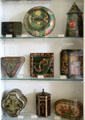 Palmer souvenir biscuit tins at Manderston House. Duns, Scotland.