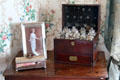 Medical cabinet at Thirlestane Castle. Scotland.