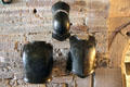 Cromwell armor in crypt at Glamis Castle. Angus, Scotland.