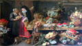 Fruit Market painting by Frans Snyders in at Glamis Castle. Angus, Scotland.