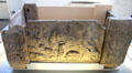 Pictish St Andrews Sarcophagus in museum at St Andrews Cathedral. St Andrews, Scotland.