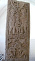 Shaft of High Cross in museum at St Andrews Cathedral. St Andrews, Scotland.