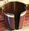 Bucket for carrying dinner plates at Kellie Castle. Pittenweem, Scotland.