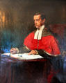 Sir David Patrick Chalmers portrait by John Henry Lorimer at Kellie Castle. Pittenweem, Scotland.