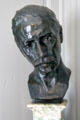 Sculpted head of John Henry Lorimer by Percy Portsmouth at Kellie Castle. Pittenweem, Scotland.