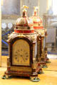 Mantle clock in state drawing room at Scone Palace. Perth, Scotland.