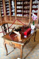 Writing table in library at Scone Palace. Perth, Scotland.