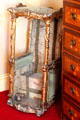 Child's sedan chair in Ambassador's room at Scone Palace. Perth, Scotland.