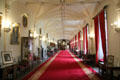 Long gallery at Scone Palace. Perth, Scotland.