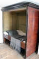 Enclosed bed at Robert Burns House. Dumfries, Scotland.