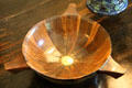 Three handled wooden quaich at Crathes Castle. Crathes, Scotland.