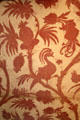 Peacock wallpaper in parlour at Castle Fraser. Aberdeenshire, Scotland.